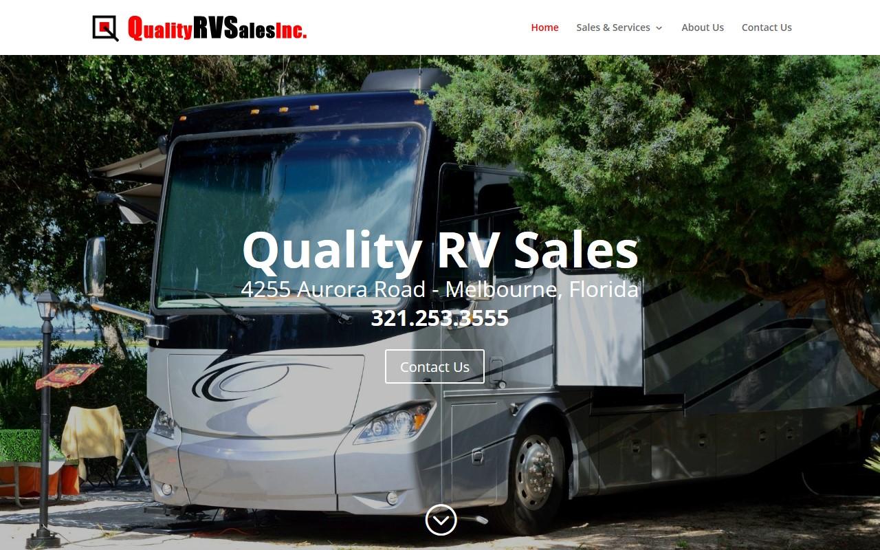 Quality RV Sales WordPress site Design Project