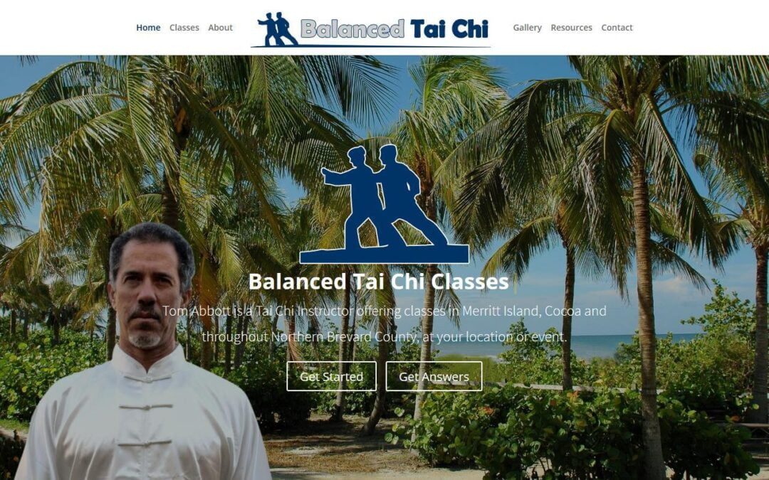 Balanced Tai Chi Web Design Project