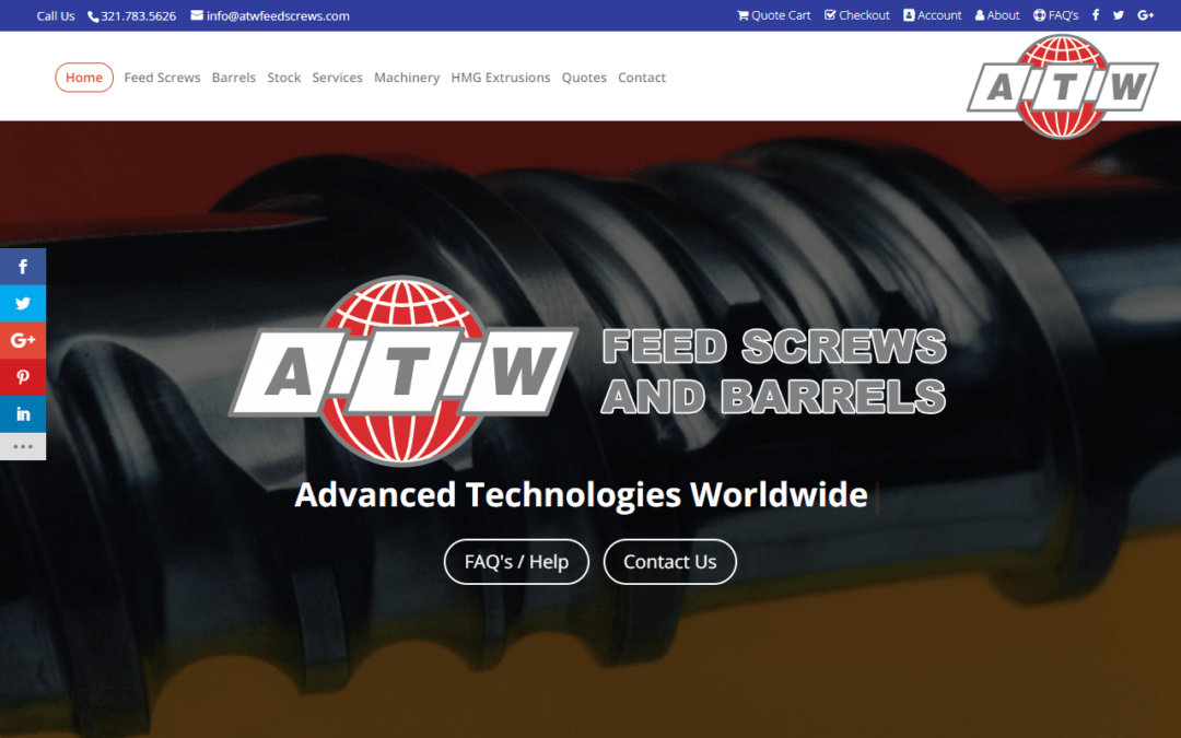 Advanced Technologies Worldwide WordPress Website Redesign