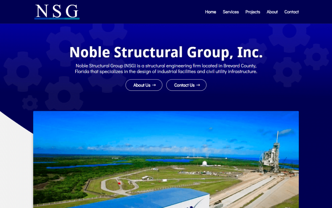 Noble Structural Group WordPress Website Redesign Project