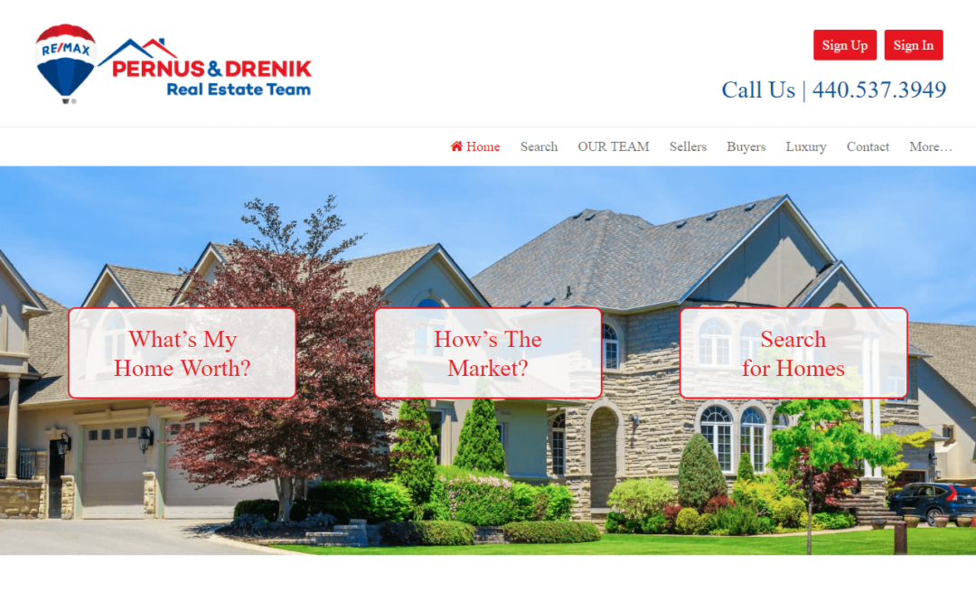 Pernus & Drenik IDX Real Estate Website Redesign Project