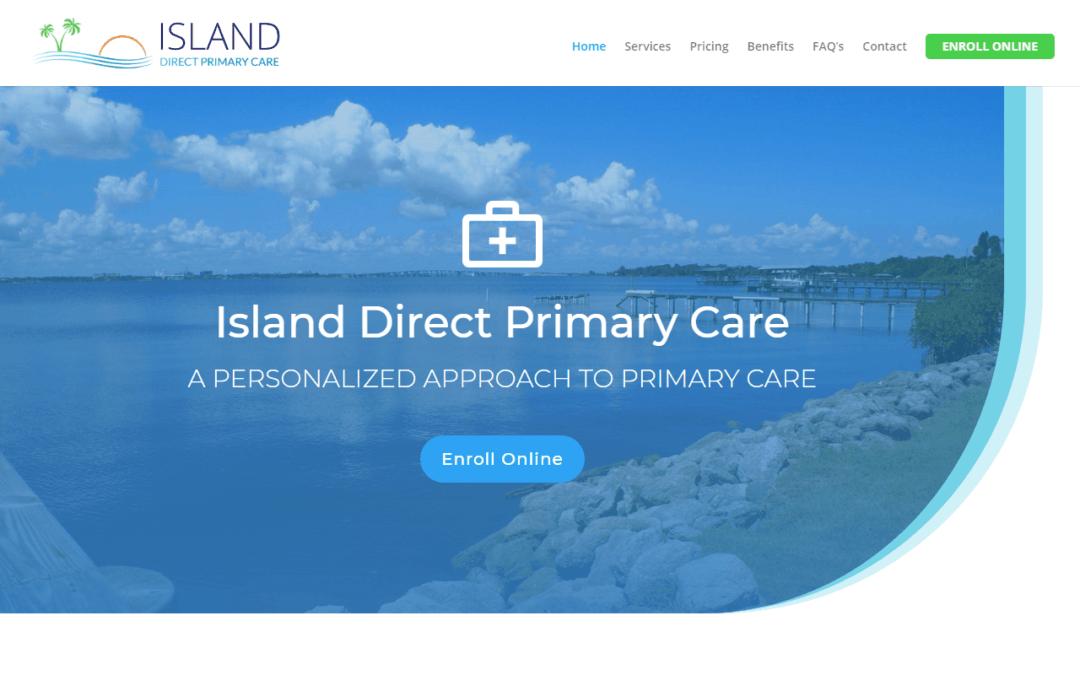 Island Direct Primary Care WordPress Website Design