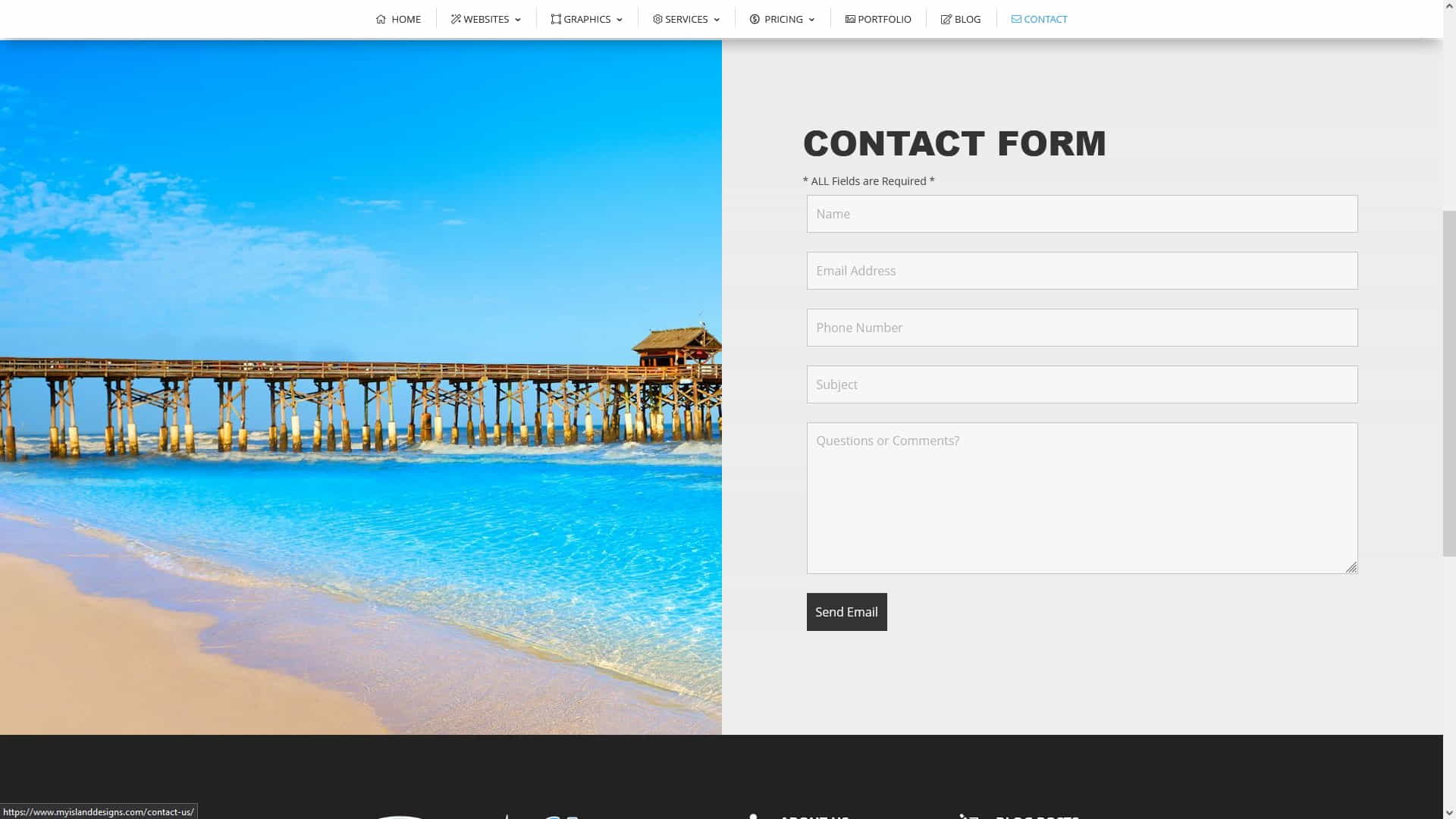 My Island Designs Contact Form My Island Designs Contact Form