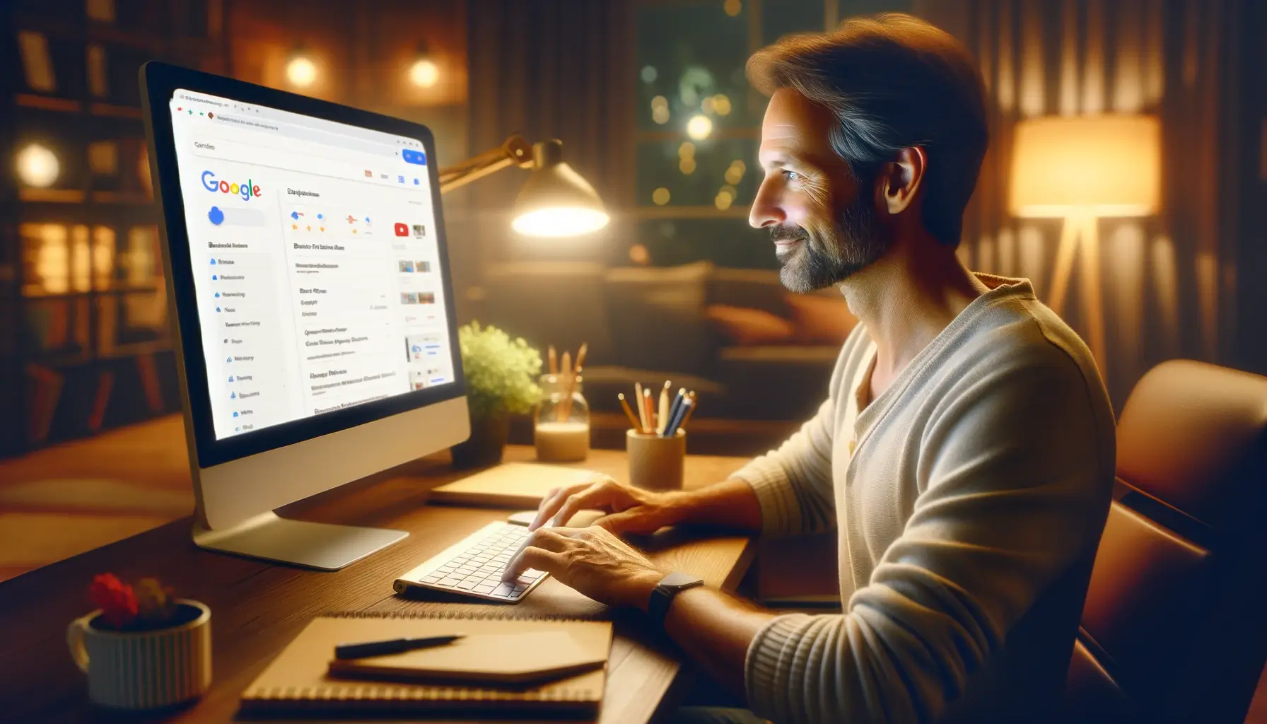 Local Business Owner Optimizing His GMB Listing Local Business Owner Optimizing His GMB Listing