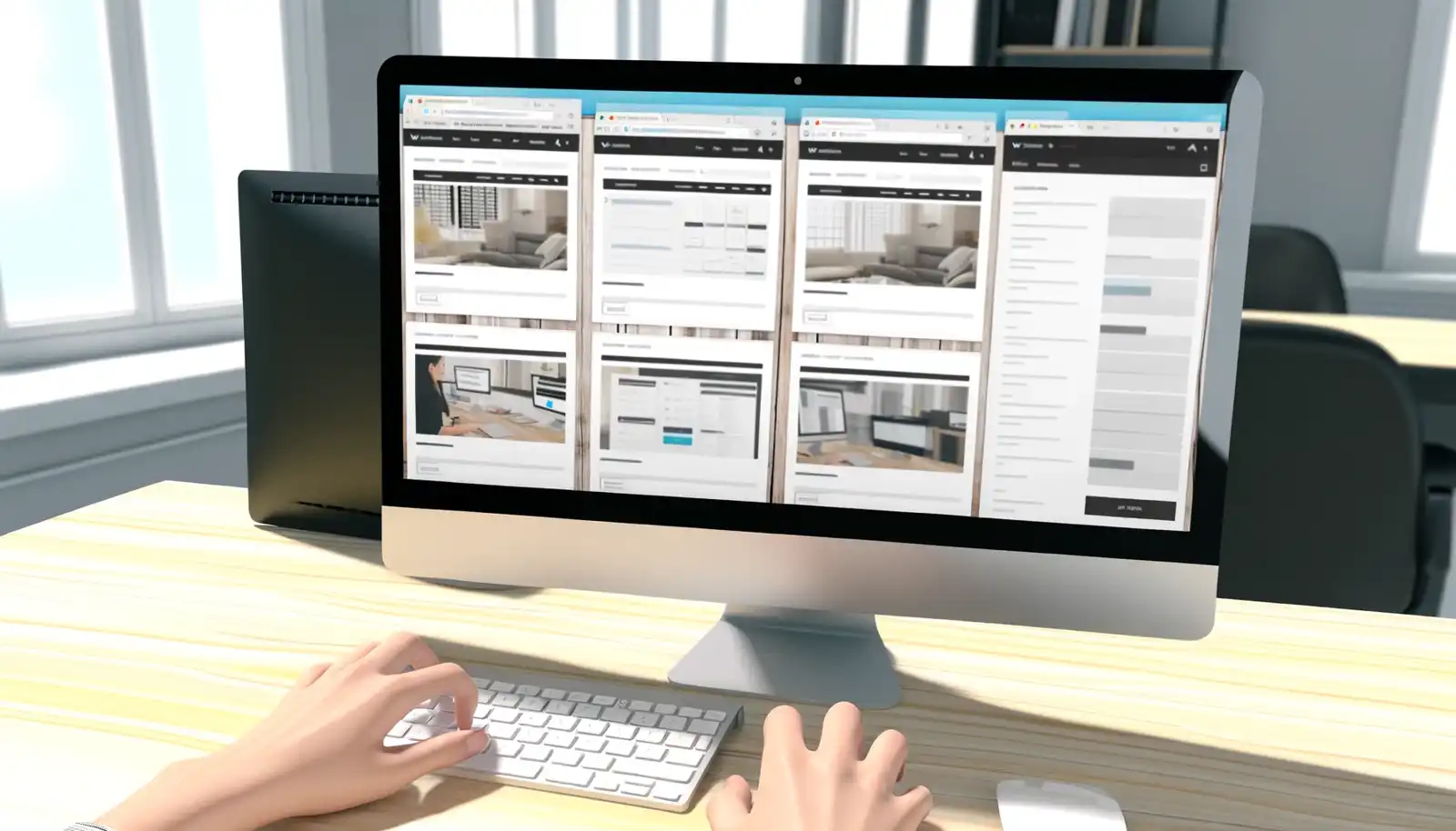 Working on a WordPress Website Working on a WordPress Website